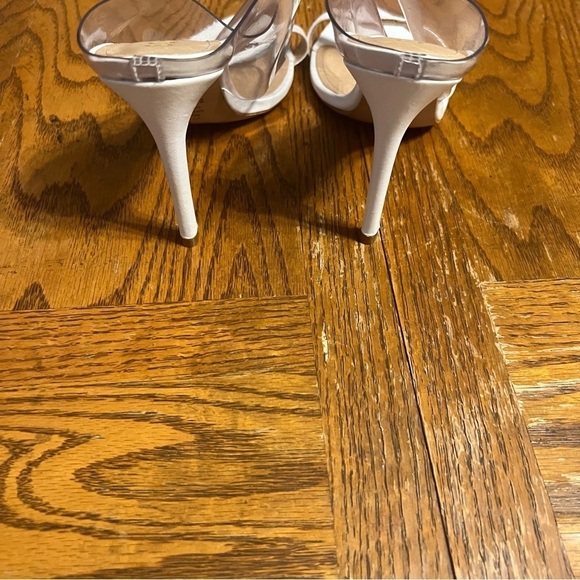 Schutz Adriana Lima Naked Mule Heels Sz EU 38 or US 7 - Picture 9 of 15